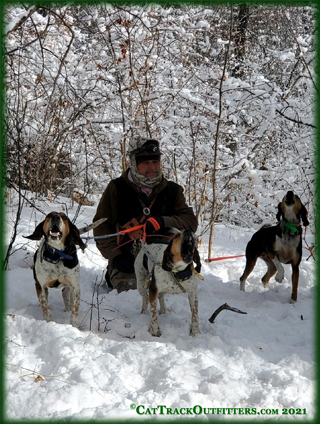 Western Colorado guide Fred Wallace  mountain lion hunts with dogs