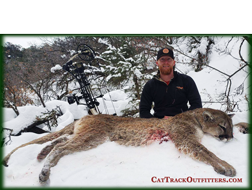 big game hunting - lion hunting in Western Colorado